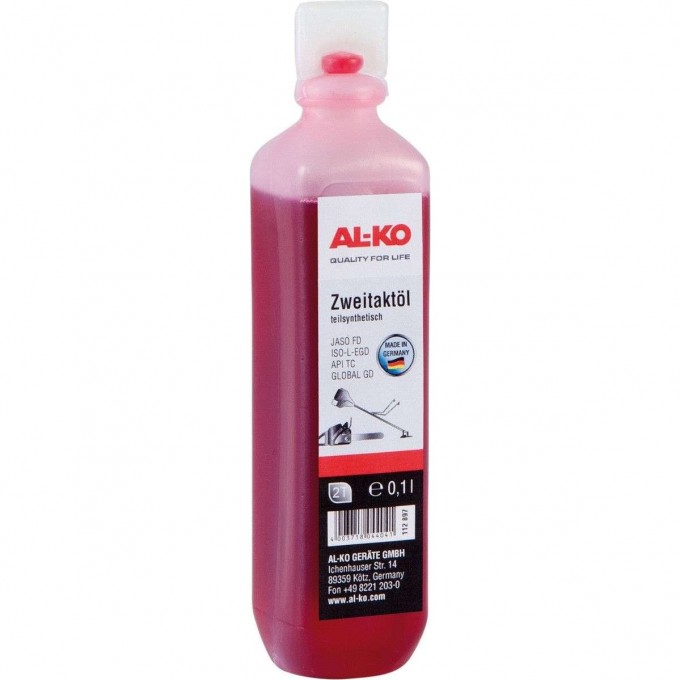 Масло AL-KO для 2-тактных мoтокос/цепных пил 0,1 л AK112897